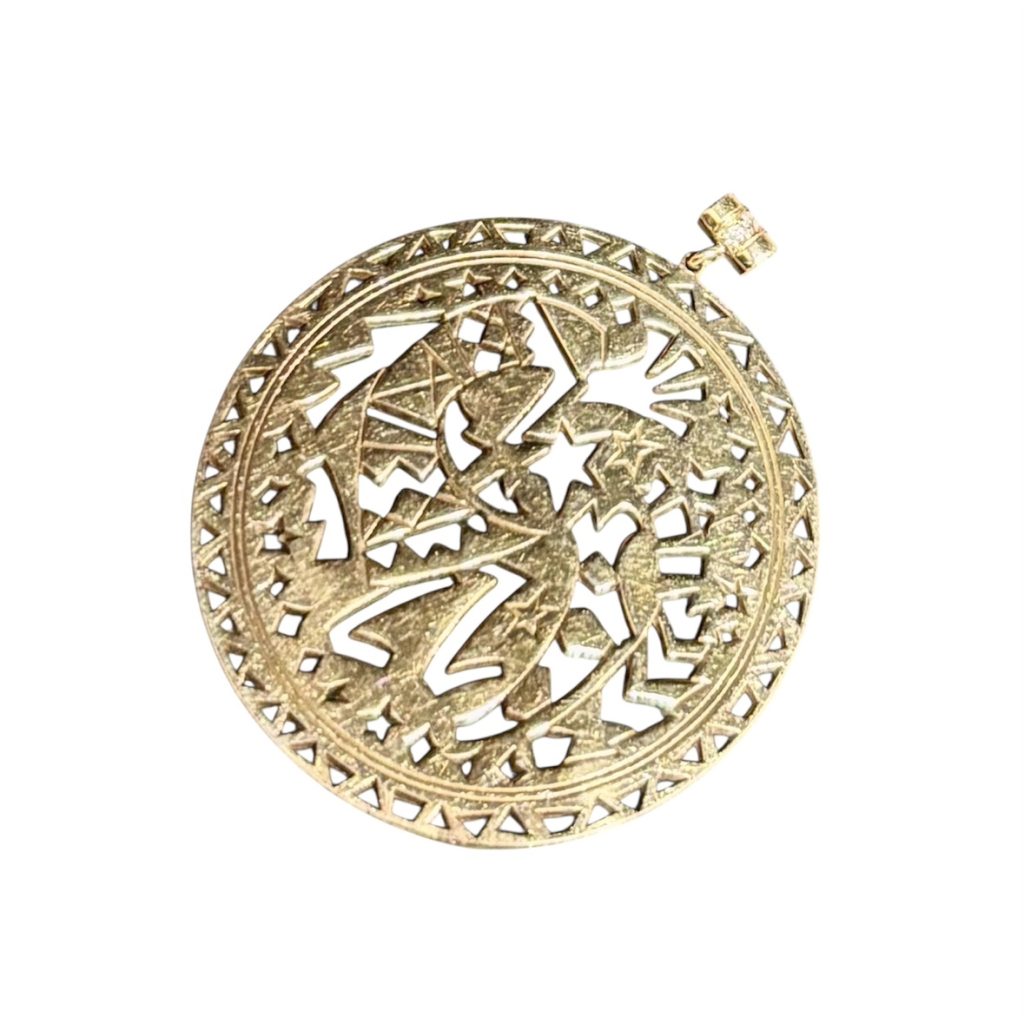 K10 トップ メレダイヤ付き 石あり 10金 アクセサリー