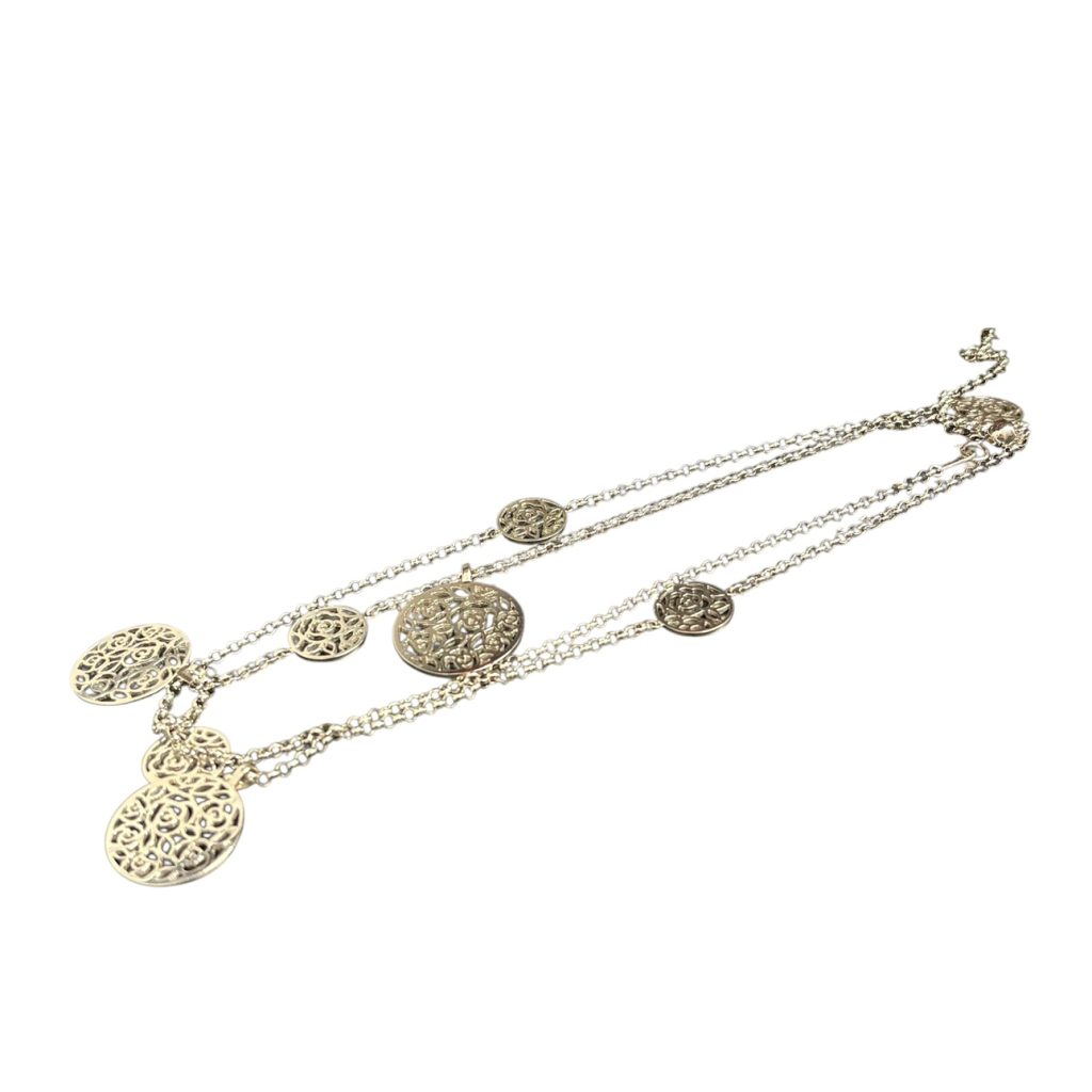 K18WG(18金ホワイトゴールド)　ネックレス