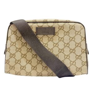 GUCCI グッチ ウエストバッグ GGキャンバス