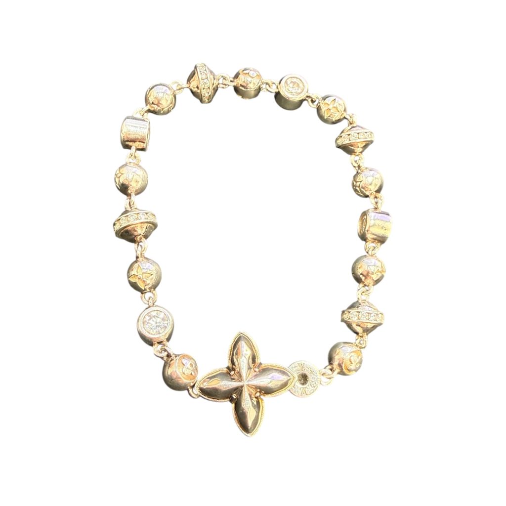 LOUIS VUITTON ルイ・ヴィトン LV グローブ ブレスレット M1514M