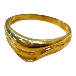 K18 18金 750 リング 石なし