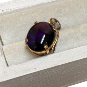 K14 14金 金 ゴールド アメシスト トップ アクセサリー ジュエリー 貴金属