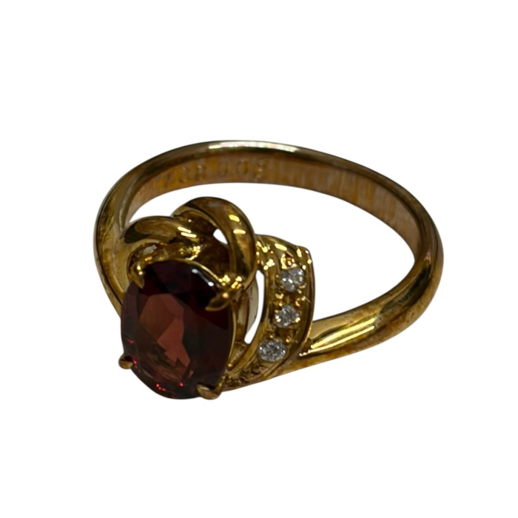 K18　ガーネットリング