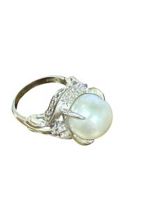 Pt900 パール リング