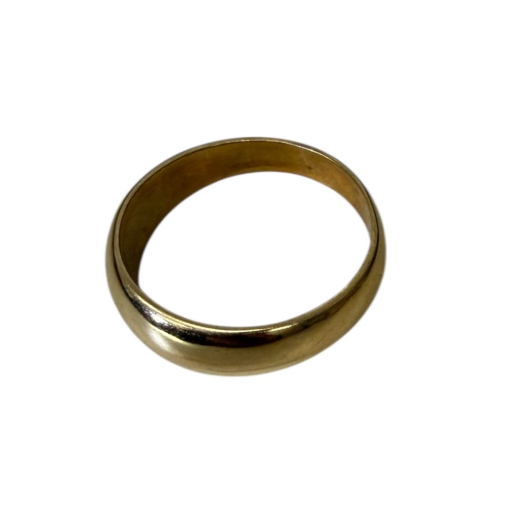 【函館市 買取実績】K18 リング シンプル円形デザイン 高価査定