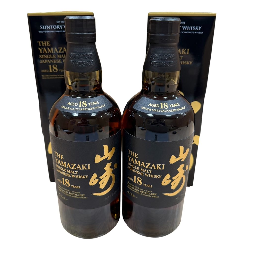 SUNTORY サントリー 山崎18年 ホログラムあり 完備 ウィスキー おまとめ 山形市