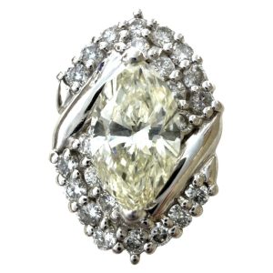 Pt900 ダイヤモンドつきトップ