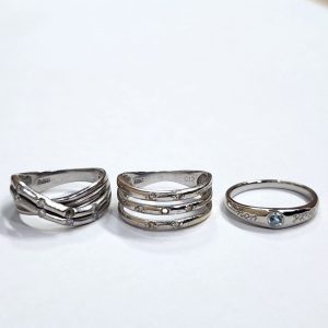 プラチナ900 (Pt900) 18金ホワイトゴールド (K18WG) リング ジュエリー 指輪 | 根室市西浜町