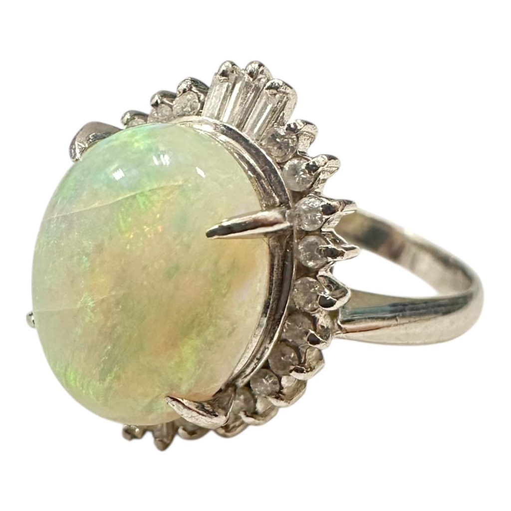 Pt900 オパールリング