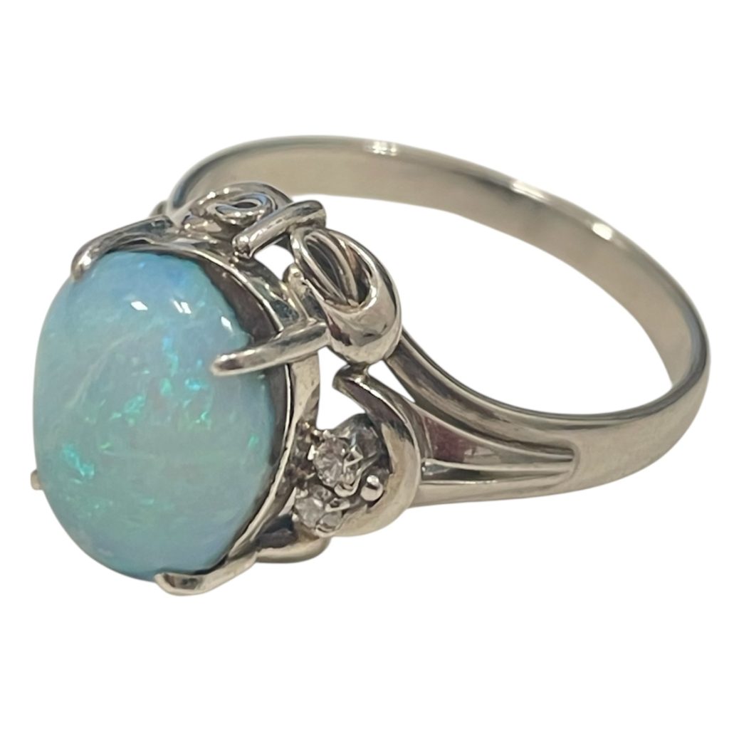 Pt900 オパールリング