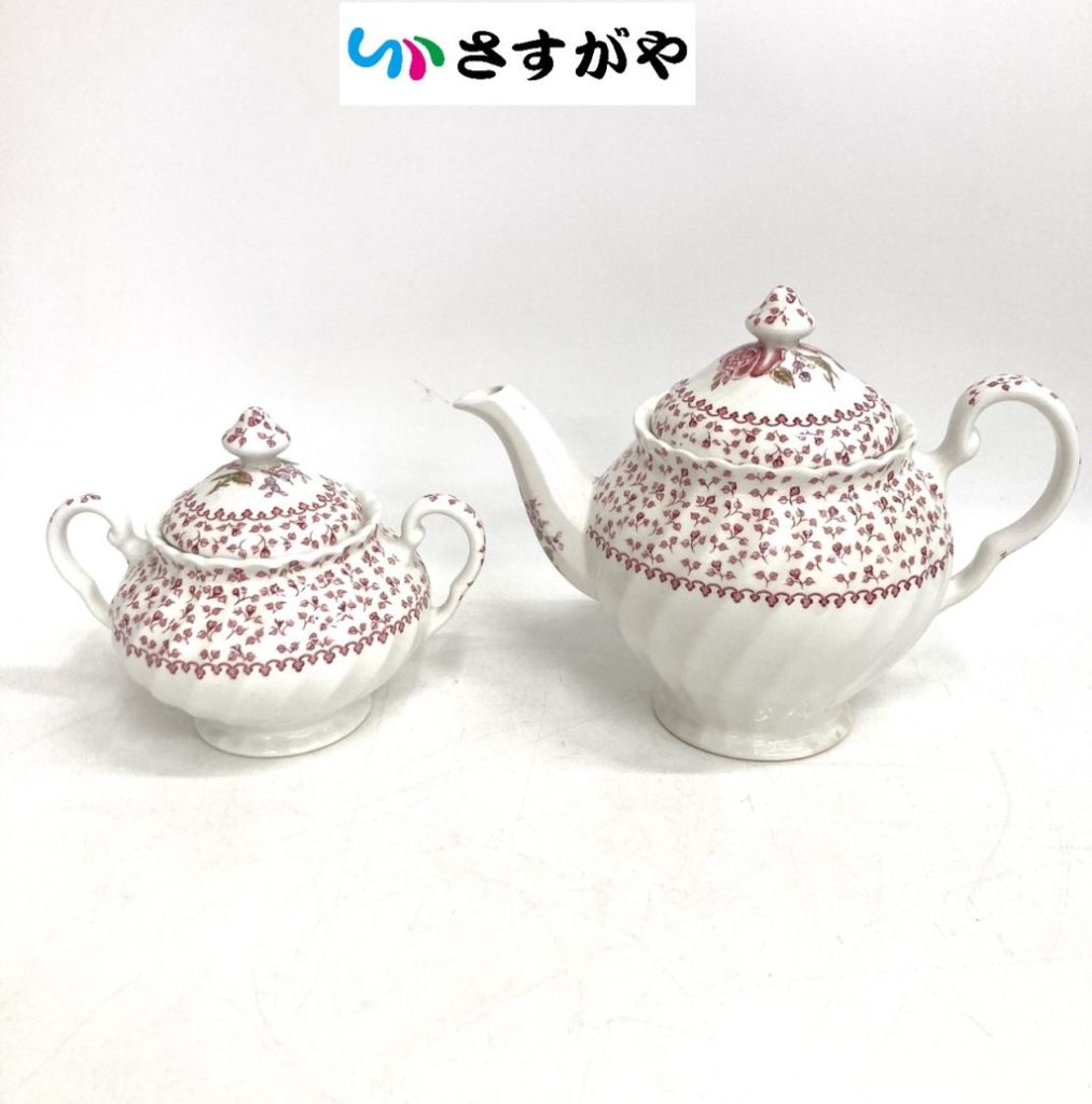 ジョンソンブラザーズ ローズブーケ ティーポット＆シュガーポット