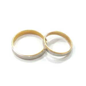 K18/Pt900 コンビリング