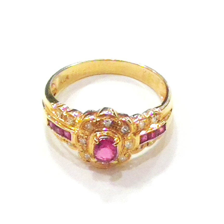 K18 ルビーリング