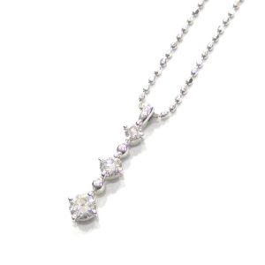 K18WG ネックレス