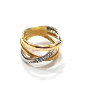 K18/Pt900 コンビリング