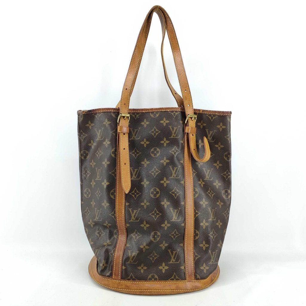 LOUIS VUITTON  ルイヴィトン モノグラム  バケットGM ほつれ・加水分解あり・ポーチ欠品