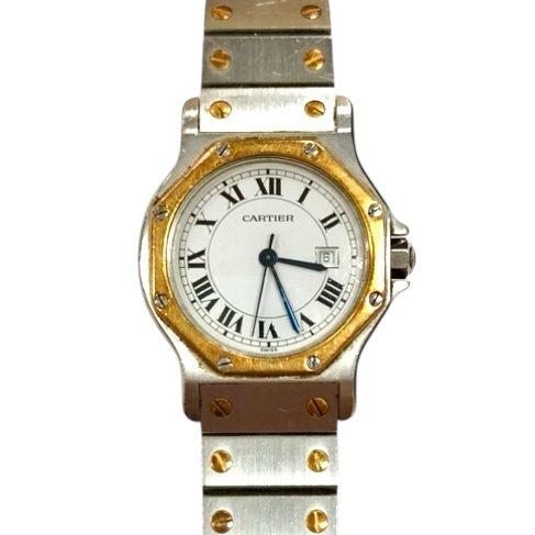 Cartier カルティエ サントス オクタゴン コンビ 腕時計