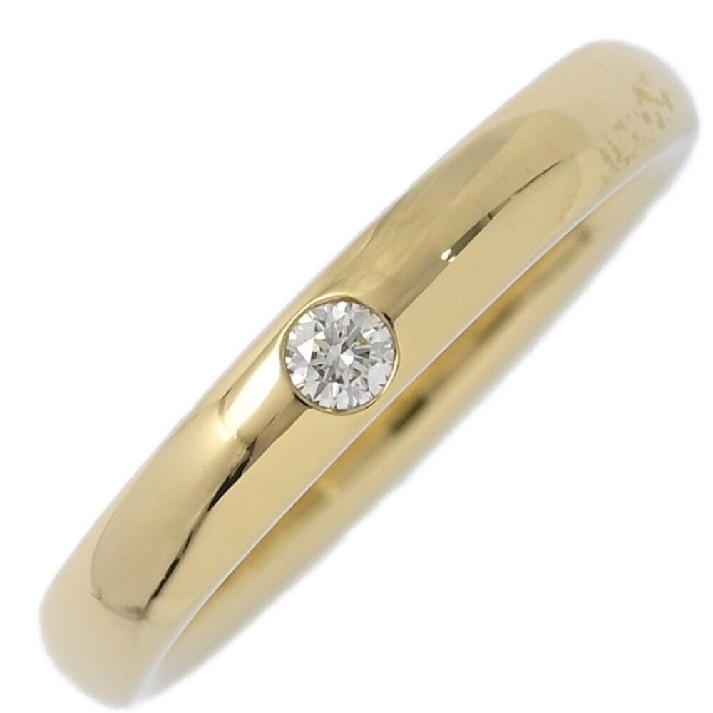 HARRY WINSTON ハリー・ウィンストン ラウンドカットマリッジ 1P・ダイヤモンドリング・指輪/K18-3.9g/9号/#49■600766