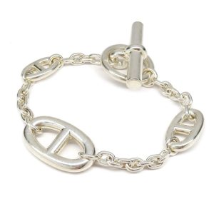 Hermes エルメス ブレスレット シェーヌダンクル ファランドール SH 2020年製造 Ag925 シルバー ジュエリー