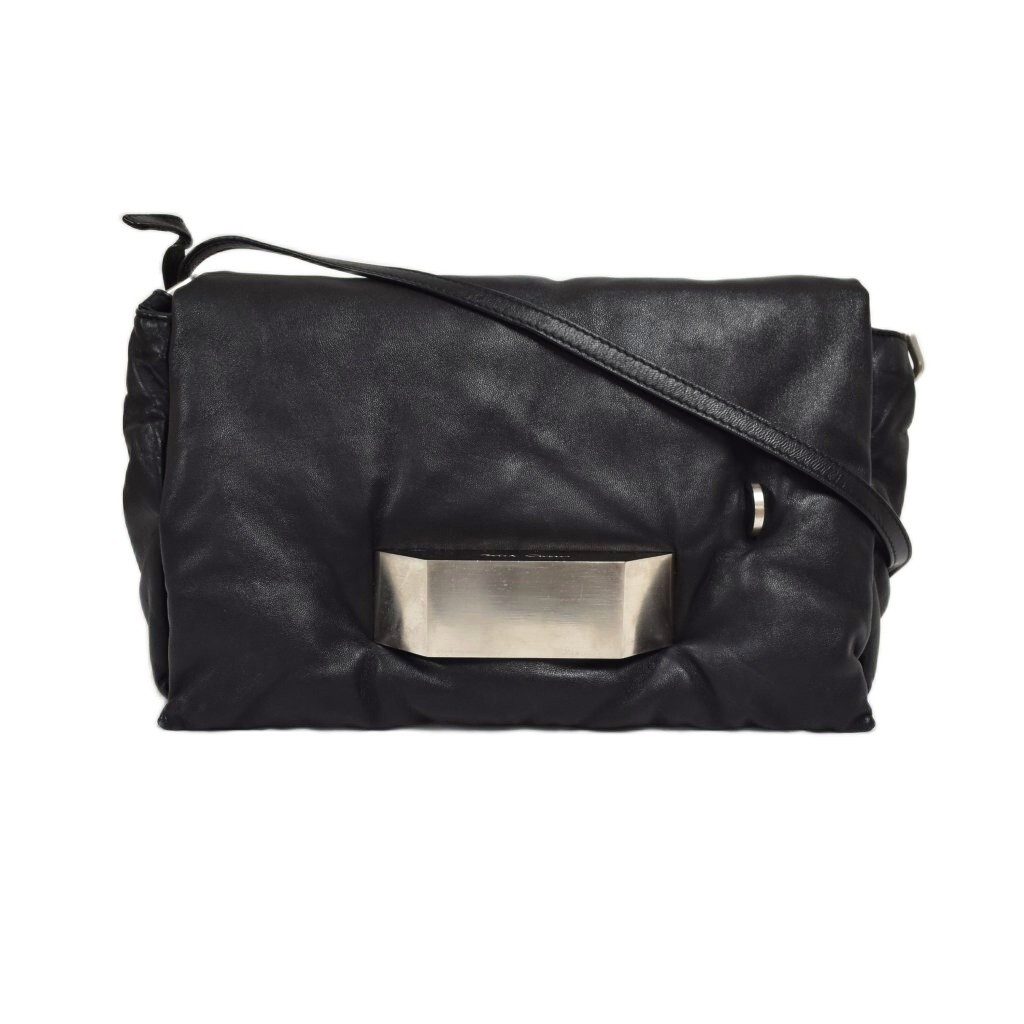 リックオウエンス Rick Owens BIG PILLOW GRIFFIN ビッグ ピロー グリフィン バッグ ショルダーバッグ ラムレザー 黒 ブラック