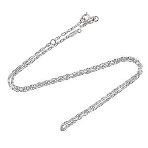 エルメス シェーヌダンクル チェーン ネックレス 40cm Au750WG