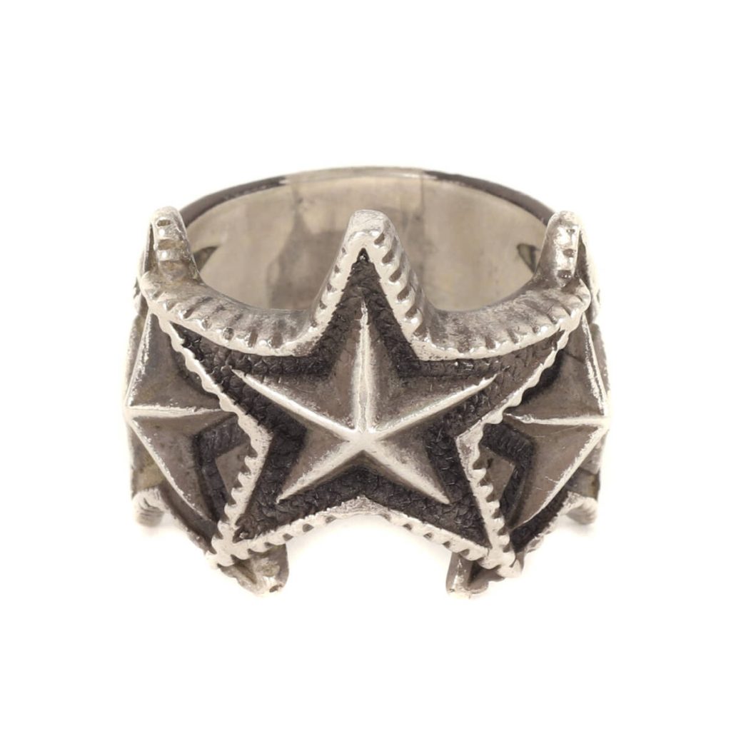 CODY SANDERSON コディサンダーソン リング シルバー サイズ:19号 | スリー インターロッキング スター リング(3 interlocking Star)