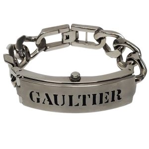 Jean Paul GAULTIER ジャンポールゴルチエ ブレスレット ウォッチ 5431-A05214 腕時計 クオーツ ブラック文字盤 稼働品  32510K5