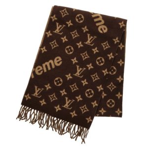 supreme LOUISVUITTON シュプリーム ルイヴィトン MP1891 モノグラムカシミヤマフラー  OM10