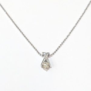 Pt900 ダイヤモンド ネックレス