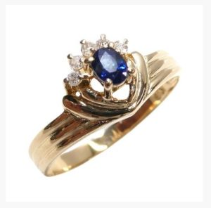 18金　K18リング サファイア ダイヤ　指輪　ゴールド　金　ジュエリー　貴金属