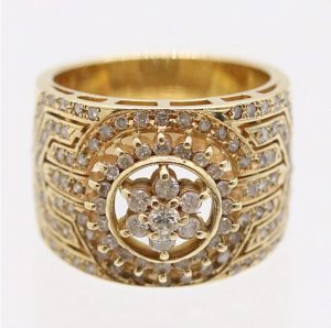 18金 K18 750 リング 指輪　ダイヤモンド