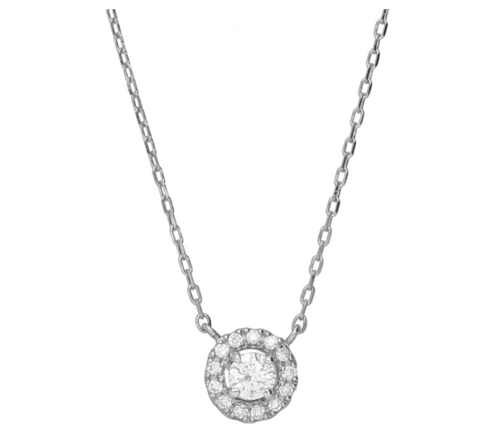 Pt900 ネックレス　ダイヤモンドトップ