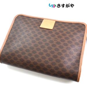 CELINE セリーヌ マカダム セカンドバッグ 年代物 ブランドバッグ