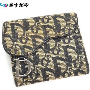 Dior ディオール トロッター サドル コンパクトウォレット 年代物