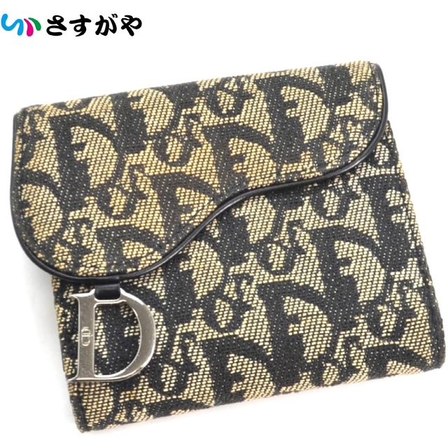 Dior ディオール トロッター サドル コンパクトウォレット 年代物