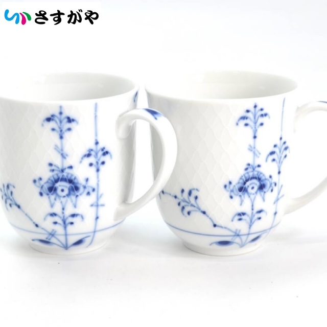 Royal Copenhagen ロイヤルコペンハーゲン ブルーフルーテッド カップ