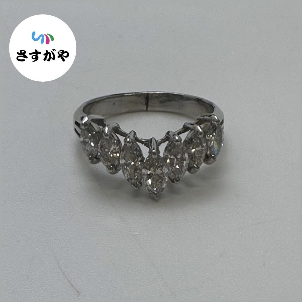 Pt900　ダイヤ　リング