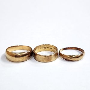 18金 (K18) リング 3点 ゴールド 貴金属 | 根室市