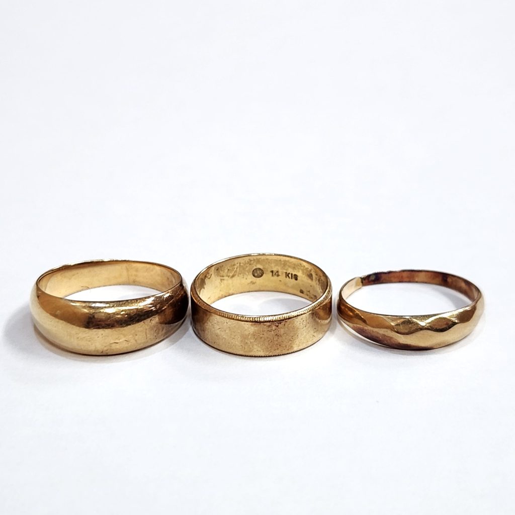 18金 (K18) リング 3点 ゴールド 貴金属 | 根室市