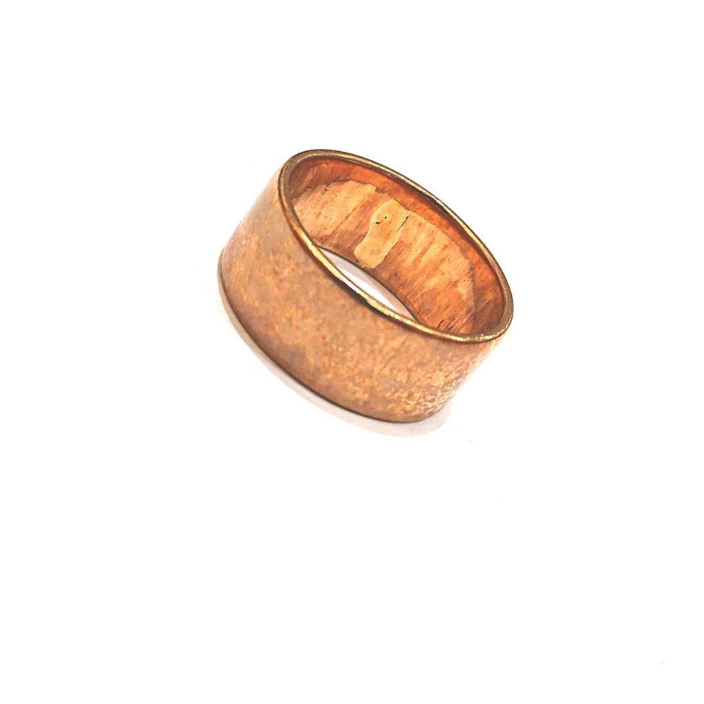 18金 平打ち リング