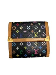 ルイ ヴィトン モノグラム マルチカラー 二つ折り財布