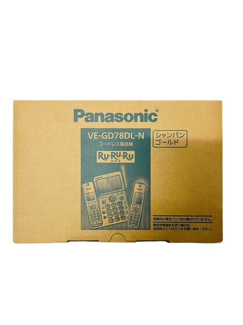 Panasonic　コードレス電話機　VE-GD78DL-N　シャンパンゴールド