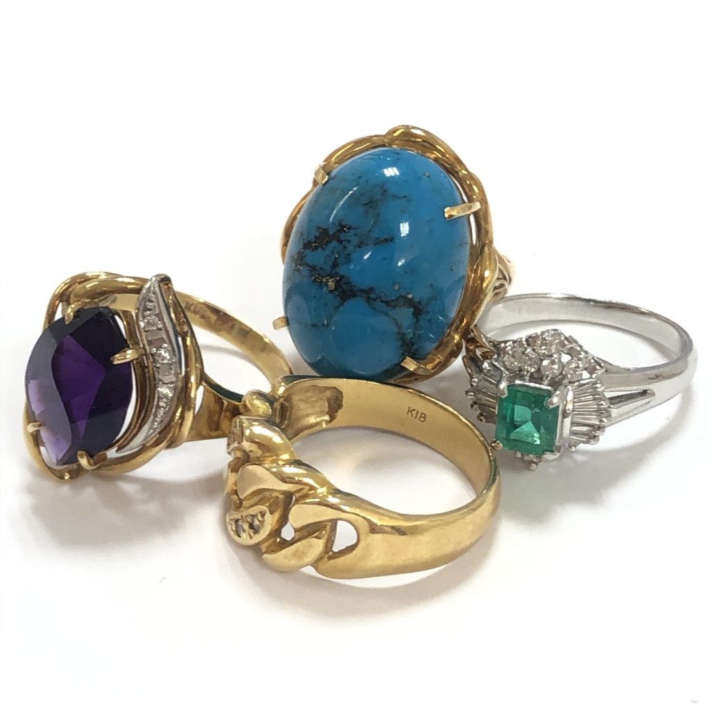 K18 / Pt900 / リング