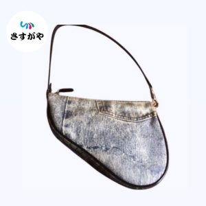 クリスチャン・ディオール デニム サドルバッグ