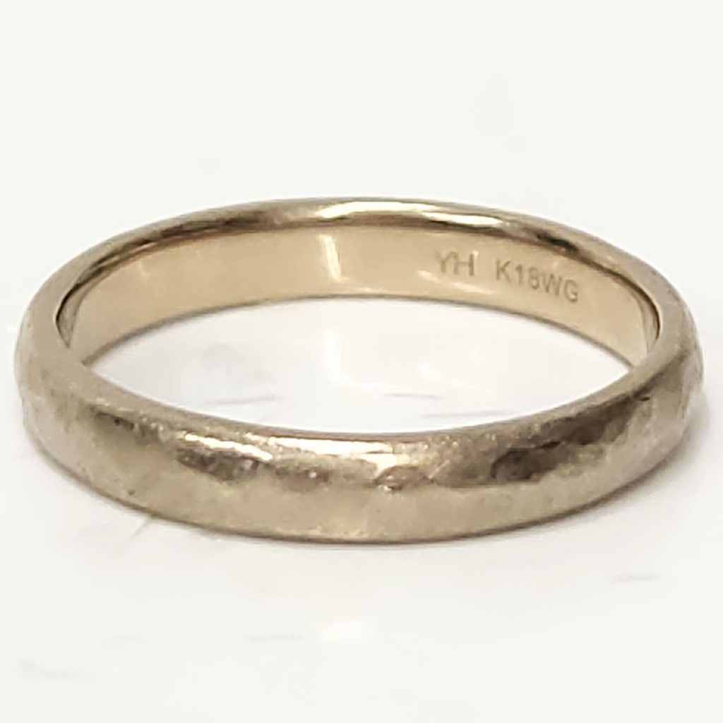 K18WG 18金ホワイトゴールド リング