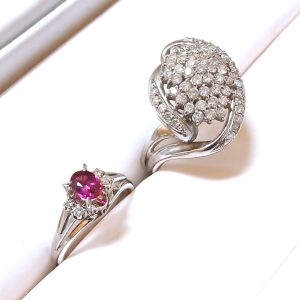 【Pt900 まとめ】プラチナ900・ルビー・ダイヤモンド・リング・指輪・貴金属・アクセサリー