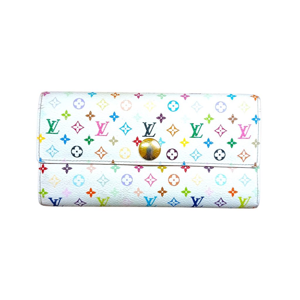 【Louis Vuitton】ルイヴィトン・モノグラム マルチカラー・ポルトフォイユ サラ・二つ折り長財布・ブランド財布