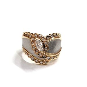 18金 (K18) プラチナ900 (Pt900)  リング ダイヤモンド ジュエリー 宝飾品 | 根室市花園町