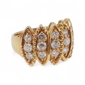 K18 リング ダイヤモンド 貴金属 ジュエリー