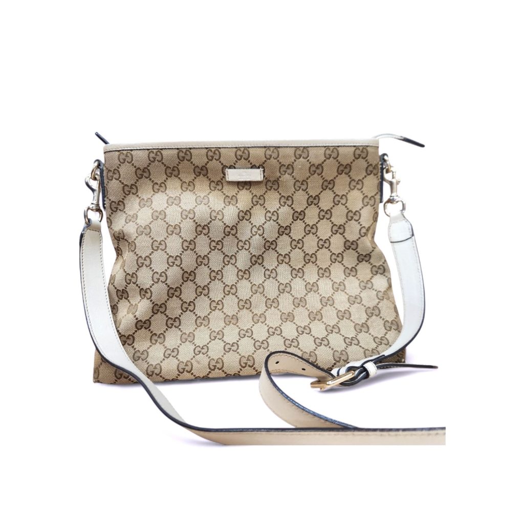 グッチ (GUCCI) GGキャンパス ショルダーバッグ ベージュ ホワイト 高価買取 | 根室市曙町